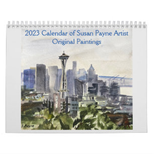 Agenda van Susan Payne Pacific Northwest Art Kalender