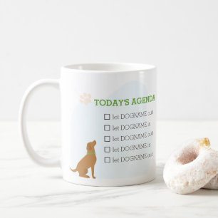 Agenda van vandaag - Laat de hond binnen en uit Koffiemok