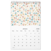 Agenda voor alfabeten kalender (Jan 2026)