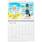 Agenda voor Cartoon Moerastekens Kalender (Mar 2027)