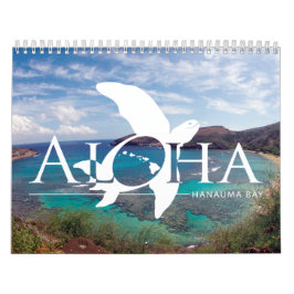 Agenda voor het leven van de zee in Hawaii Kalender