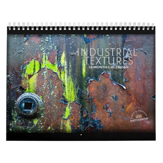 Agenda voor industriële texturen kalender (Hoes)