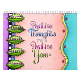 Agenda voor positieve gedachten kalender