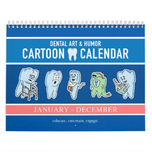 Agenda voor tandheelkunde en Cartoons Kalender