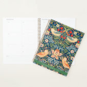 AGENDA: WILLIAM MORRIS : STRAWBERRY THES (Devant avec enveloppe)