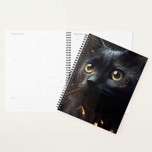 Agendas Black cat (Devant avec enveloppe)