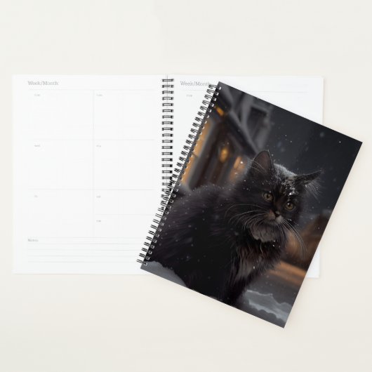 Agendas Black cat (Devant avec enveloppe)