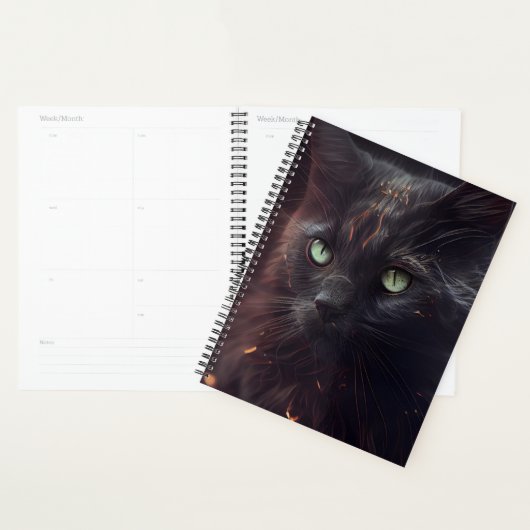 Agendas Black cat (Devant avec enveloppe)