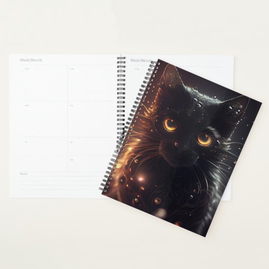 Agendas Black cat (Devant avec enveloppe)