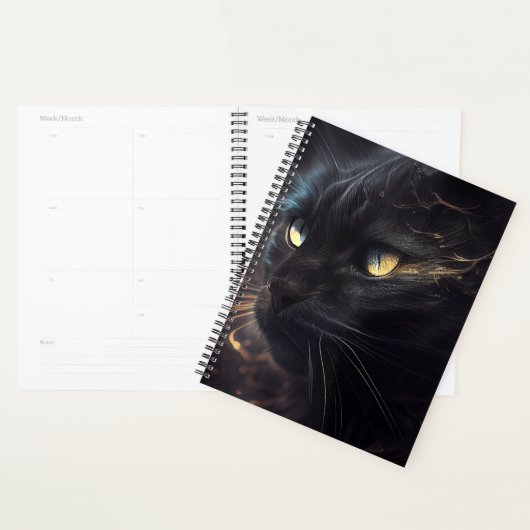 Agendas Black cat (Devant avec enveloppe)