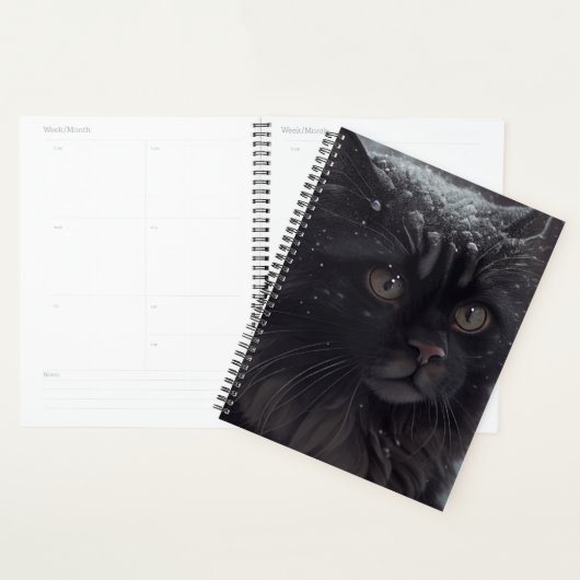 Agendas Black cat (Devant avec enveloppe)