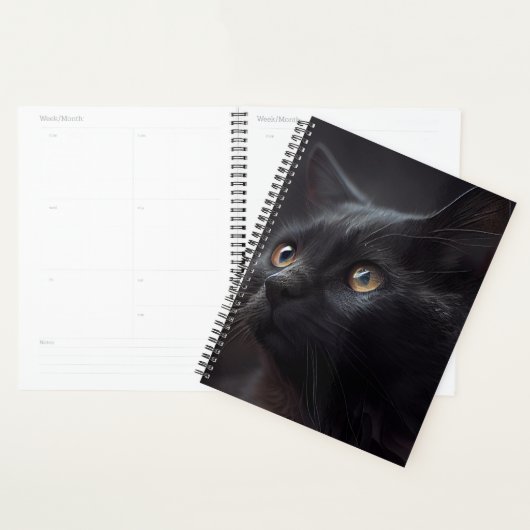 Agendas Black cat (Devant avec enveloppe)