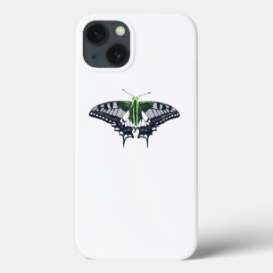 Agender Flag Swallowtail Butterfly iPhone 13 Hoesje