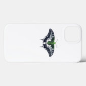 Agender Flag Swallowtail Butterfly Case-Mate iPhone Case (Achterkant (horizontaal))