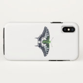 Agender Flag Swallowtail Butterfly Case-Mate iPhone Case (Achterkant (horizontaal))
