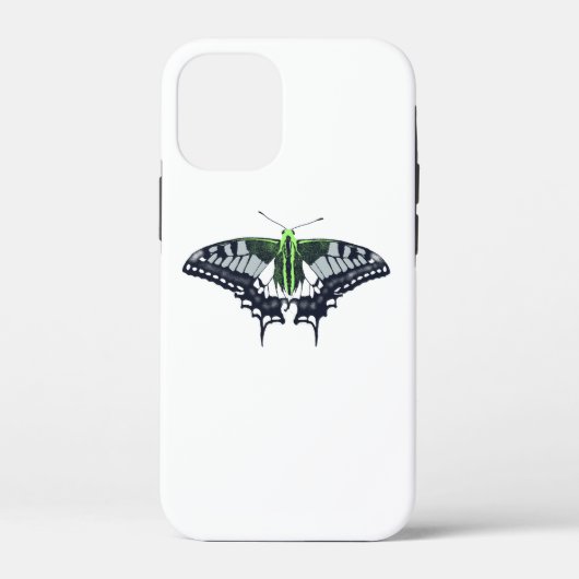 Agender Flag Swallowtail Butterfly Case-Mate iPhone Case (Achterkant)