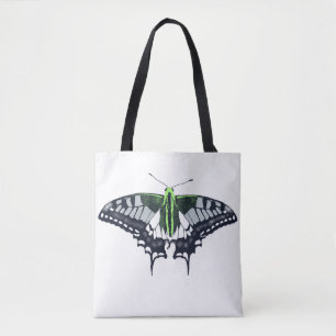 Agender Flag Swallowtail Butterfly Draagtas