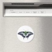 Agender Flag Swallowtail Butterfly Magneet (Insitu (Vaatwasser))