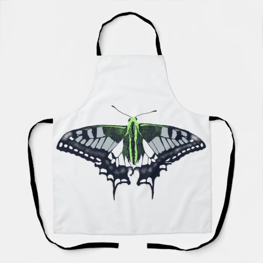 Agender Flag Swallowtail Butterfly Schort (Voorkant)