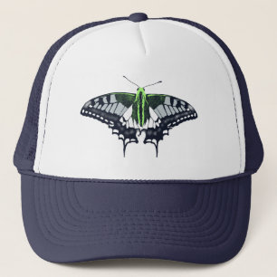 Agender Flag Swallowtail Butterfly Trucker Pet