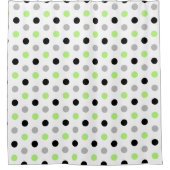 Agender Polka Dots Douchegordijn (Voorkant)