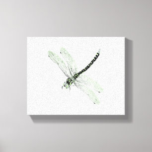 Agender Pride Dragonfly Art Canvas Afdruk