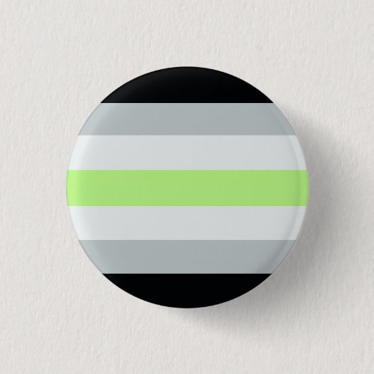 Agender Pride Flag Badge Ronde Button 3,2 Cm (Voorkant)