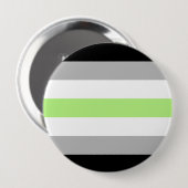 Agender Pride Flag Ronde Button 4,0 Cm (Voorkant /achterkant)