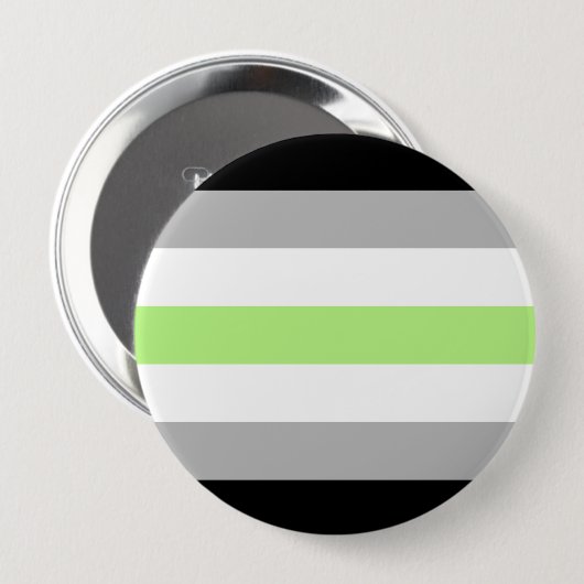 Agender Pride Flag Ronde Button 4,0 Cm (Voorkant /achterkant)