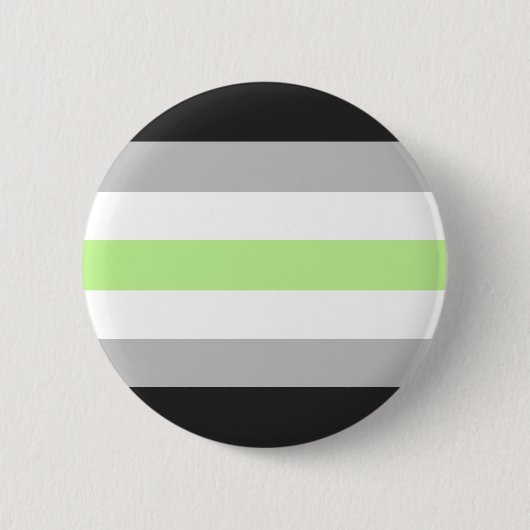 Agender Pride Flag Ronde Button 5,7 Cm (Voorkant)