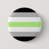 Agender Pride Flag Ronde Button 5,7 Cm (Voorkant)