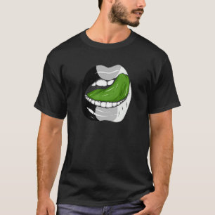 Agender Pride LGBTQ Ace Lips Party Subtiele Pride T-shirt