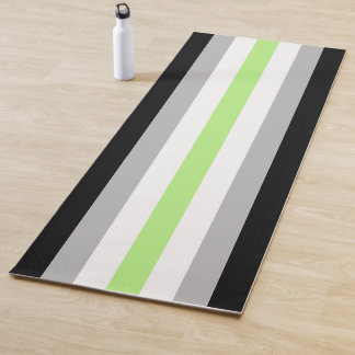 Agender Pride-vlag – Agender identiteit LGBTQIA+ Yogamat