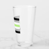 Agender Pride-vlag Glas (Links)