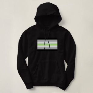 Agender Pride Vlag Hoodie