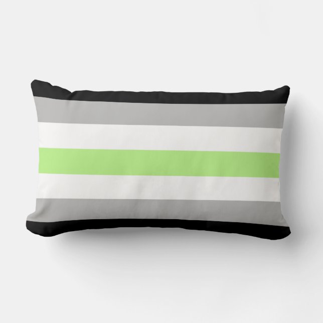Agender Pride-vlag Kussen (Voorkant)