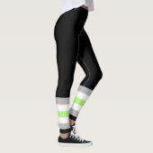 Agender Pride Vlag Leggings (Rechts)