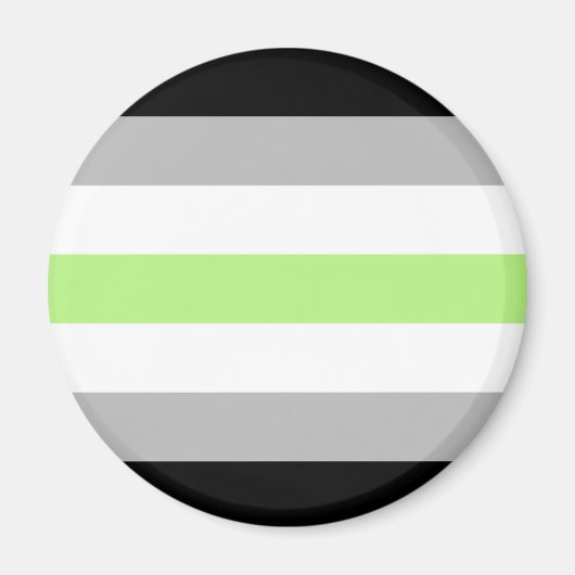 Agender Pride-vlag Magneet (Voorkant)