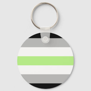 Agender Pride-vlag Sleutelhanger