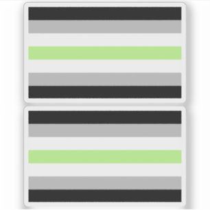 Agender Pride-vlag Sticker