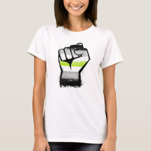 Agender Protest Fist T-shirt