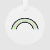 Agender Rainbow Ornament (voorkant)