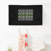 Agender Retro Pride Spandoek (Insitu)
