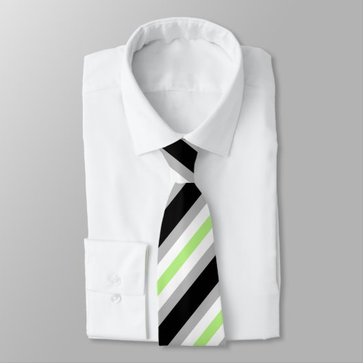 Agender Stripes Stropdas (Gebonden)