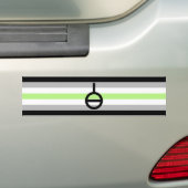 Agender trots bumpersticker (Op auto)