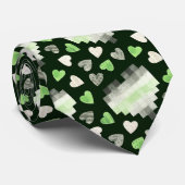 AGENDER WATERVERF HOORT LGBTQ CUSTOM MONOGRAM STROPDAS (Opgerold)