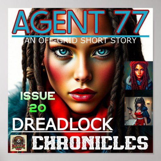 AGENT 77 - DREADLOCK CHRONICLES ISSUE 20 POSTER (Voorkant)