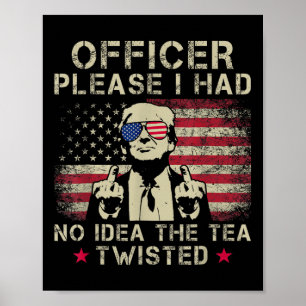 Agent alstublieft, ik had geen idee dat de thee gr poster