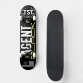 AGENT BLACK Skateboard (Voorkant)