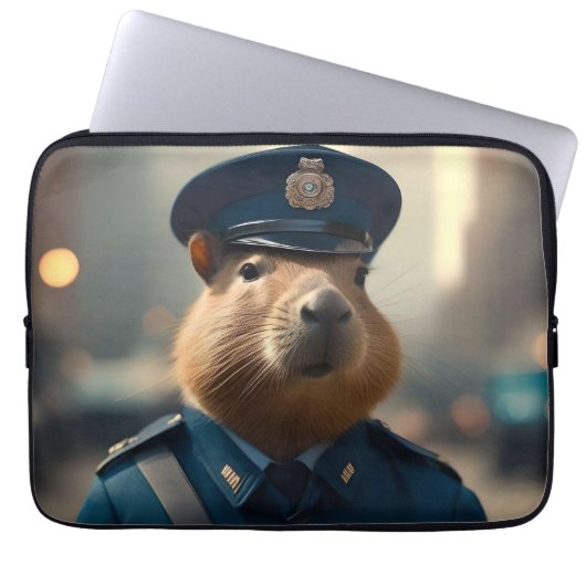 Agent Capybara: Vrede bewaren, Laptop Sleeve (Voorkant)